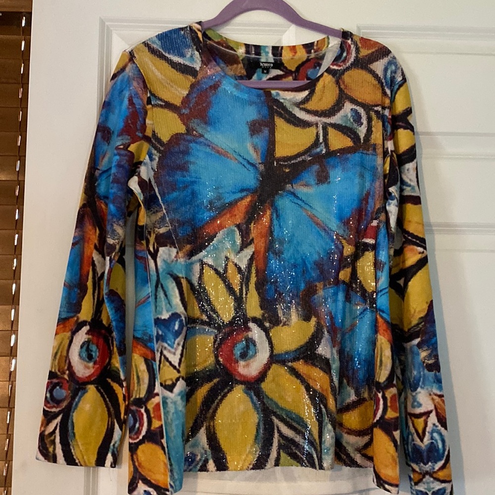 Gorgeous Colorful Top, Shiny